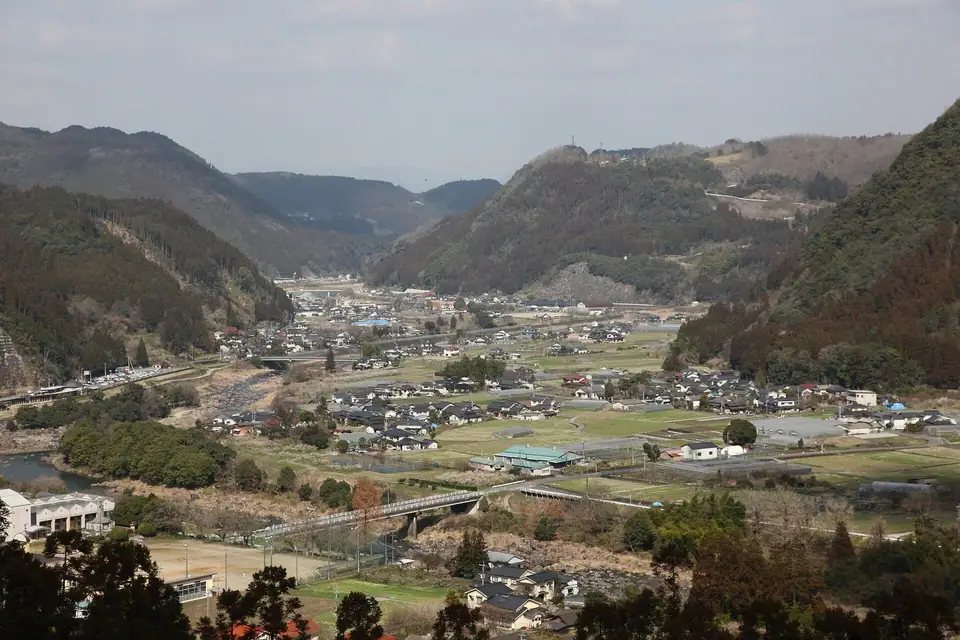View of Oyama in Hita city, Hita, Oita