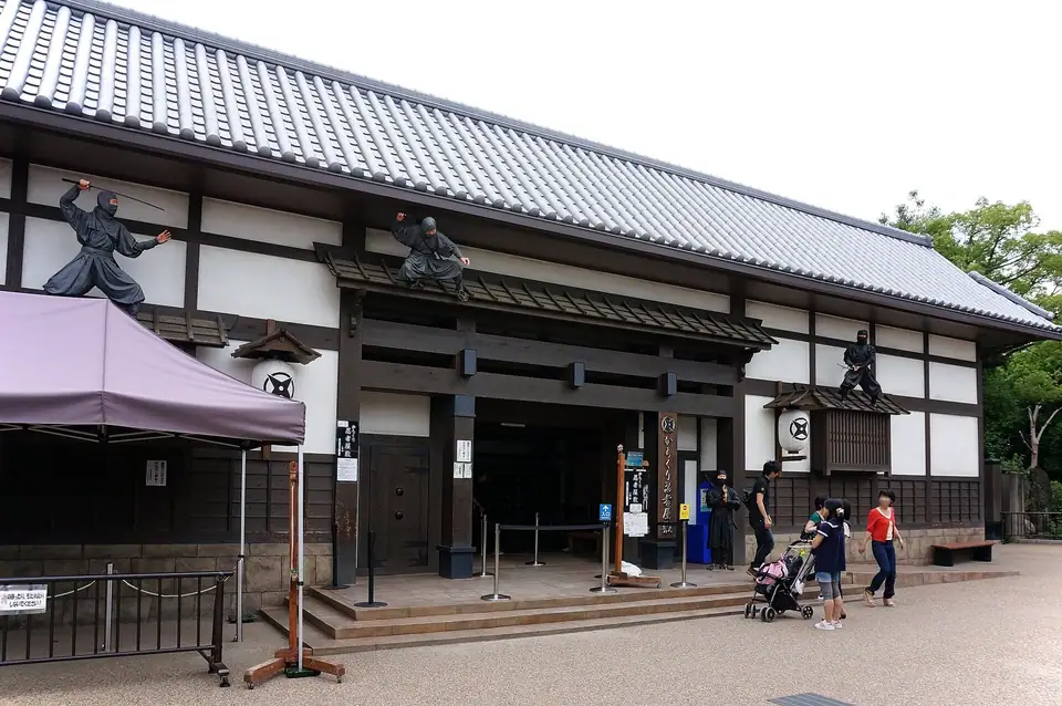 Edo-period film sets at Toei Kyoto Studio Park, Kyoto, Kyoto