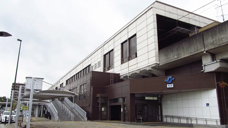 Tomizawa Station on the Namboku subway line, southern Sendai, Sendai, Miyagi