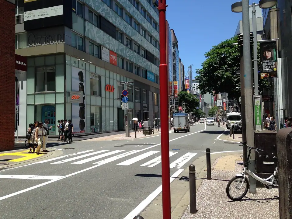 Tenjin Nishi-dori shopping street, Fukuoka, Fukuoka