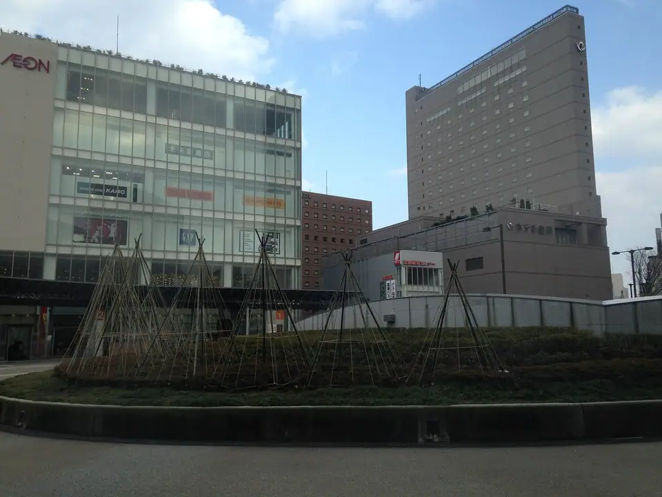 Kanazawa Forus in front of Kanazawa Station, Kanazawa, Ishikawa